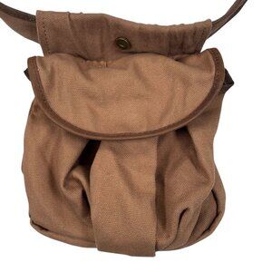 Academy Signature Collection Hunting Birding Bag Pouch Canvas Brown Adjustable